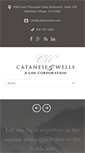 Mobile Screenshot of cataneselaw.com